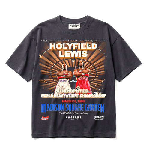 Holyfield vs. Lewis Undisputed Heavyweight Championship 1999 Premium Oversized T-Shirt (Unisex)
