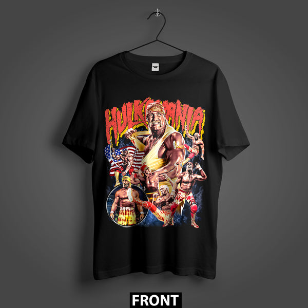 Hulk Hogan Hulkamania Double-Sided Premium Oversized T-Shirt (Unisex)