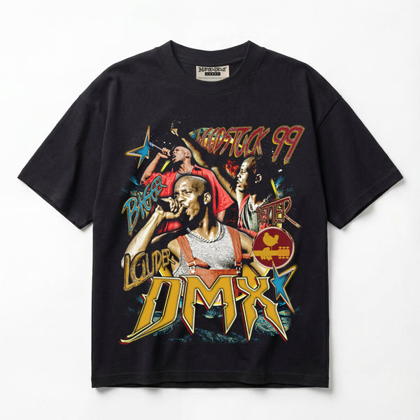 DMX Woodstock ‘99 Premium Oversized Double-Sided T-Shirt (Unisex)