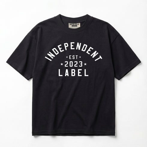 Independent Label Varsity Premium Oversized T-Shirt (Unisex)