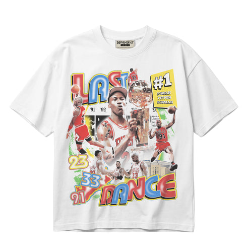 Chicago Bulls The Last Dance 3 Peat Premium Oversized Double-Sided T-Shirt (Unisex)