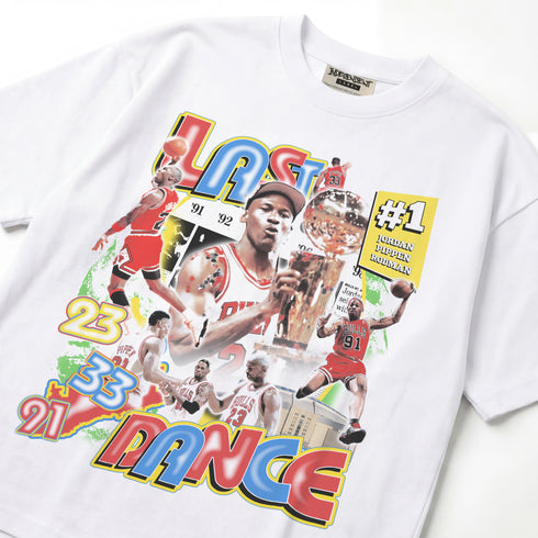 Chicago Bulls The Last Dance 3 Peat Premium Oversized Double-Sided T-Shirt (Unisex)