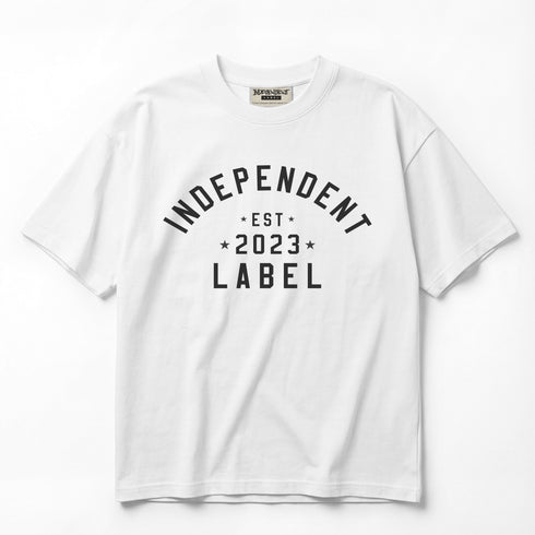 Independent Label Varsity Premium Oversized T-Shirt (Unisex)