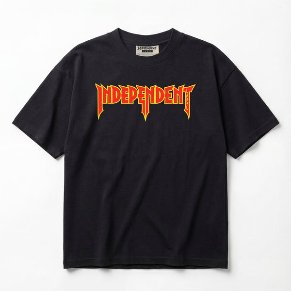 Independent Label Heavy Metal Logo Premium Oversized T-Shirt (Unisex)