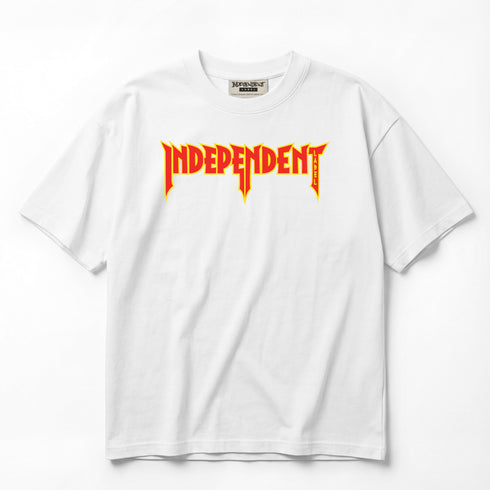Independent Label Heavy Metal Logo Premium Oversized T-Shirt (Unisex)