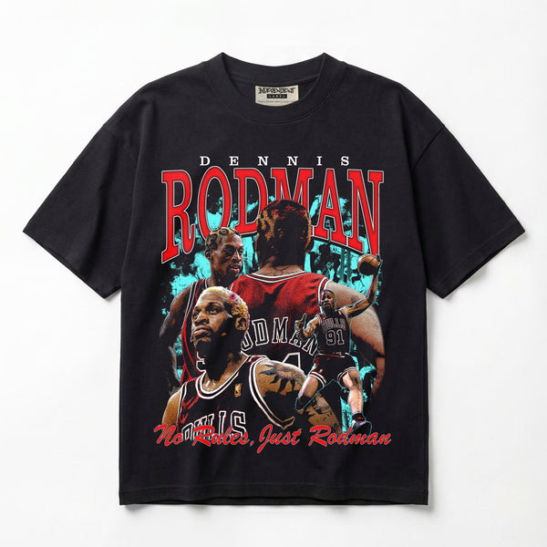 Dennis Rodman No Rules Premium Oversized T-Shirt (Unisex)