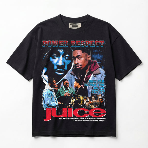 Juice '92 Power & Respect Premium Oversized T-Shirt (Unisex)