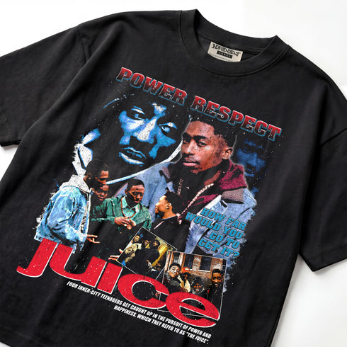 Juice '92 Power & Respect Premium Oversized T-Shirt (Unisex)