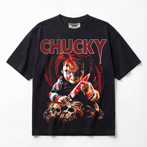 Chucky Child's Play Premium Oversized Double-Sided T-Shirt (Unisex)