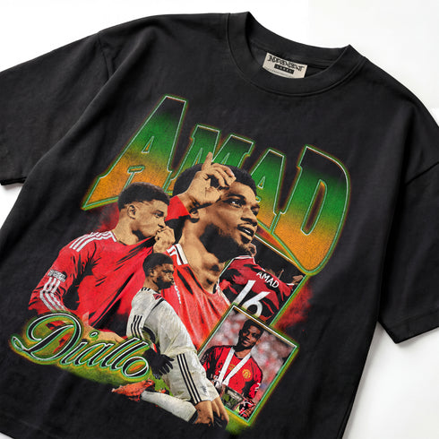 Amad Diallo Poetry in Motion Premium Oversized T-Shirt (Unisex)