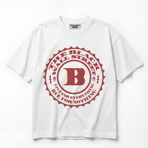 The Game Black Wall Street Live For Everything Die For Nothing Classic Logo Premium Oversized T-Shirt (Unisex)