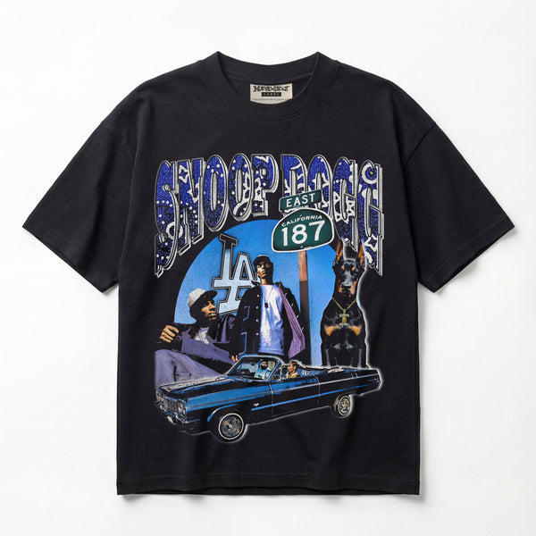 Snoop Dogg West Coast Vintage Premium Premium Oversized T-Shirt (Unisex)