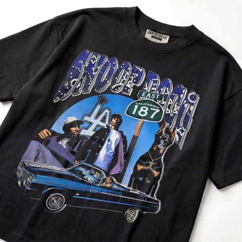 Snoop Dogg West Coast Vintage Premium Premium Oversized T-Shirt (Unisex)