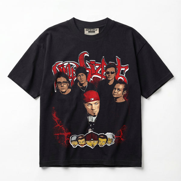 Limpbizkit 90s Nu-Metal Icons Vintage Premium Oversized T-Shirt (Unisex)