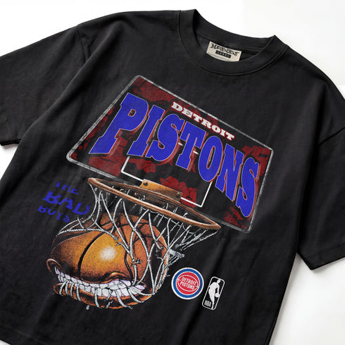 Detroit Pistons Bad Boys Era Champions Tribute Premium Oversized Double-Sided T-Shirt (Unisex)