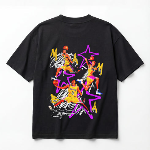 Black Mamba Forever Kobe Bryant Premium Oversized Double-Sided T-Shirt (Unisex)