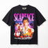 Scarface Money Power & Respect Neon Glow Edition Premium Oversized Double-Sided T-Shirt (Unisex)