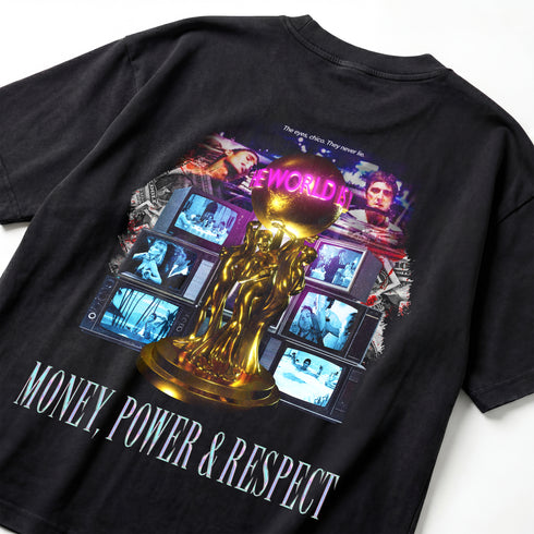 Scarface Money Power & Respect Classic Edition Premium Oversized Double-Sided T-Shirt (Unisex)