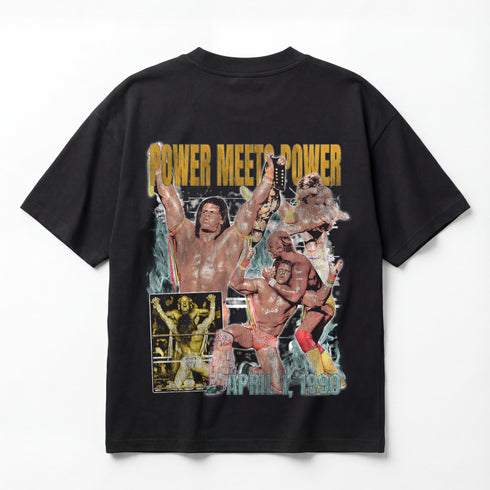 Hulk Hogan vs. Ultimate Warrior VI The Ultimate Challenge Premium Oversized Double-Sided T-Shirt (Unisex)