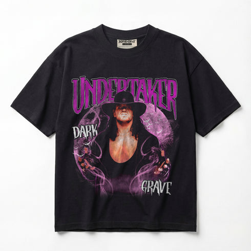 The Undertaker Dark Grave Double-Sided Premium Oversized T-Shirt (Unisex)