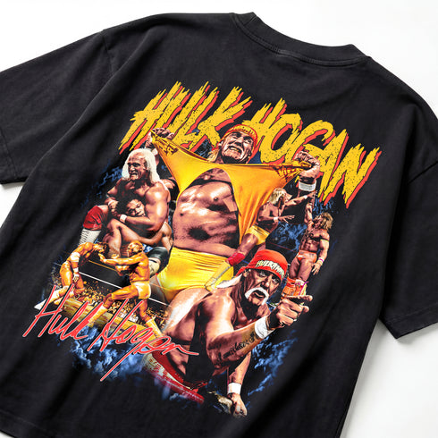 Hulk Hogan Hulkamania Double-Sided Premium Oversized T-Shirt (Unisex)