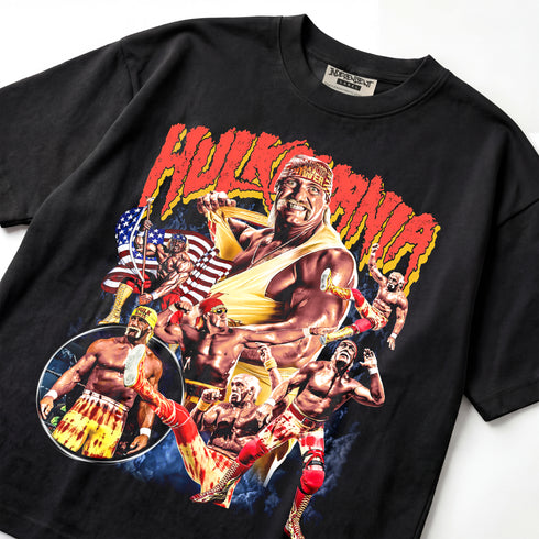 Hulk Hogan Hulkamania Double-Sided Premium Oversized T-Shirt (Unisex)