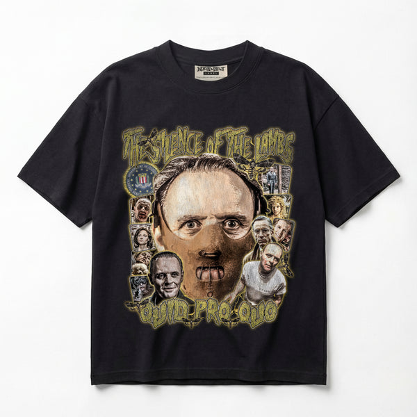 The Silence of the Lambs Quid Pro Quo JHorror87 Exclusive Premium Oversized T-Shirt (Unisex)