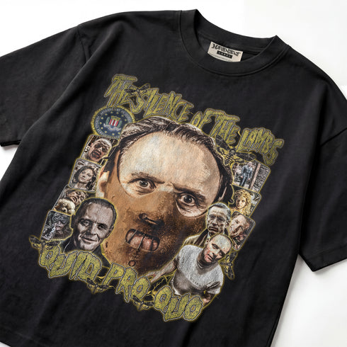 The Silence of the Lambs Quid Pro Quo JHorror87 Exclusive Premium Oversized T-Shirt (Unisex)