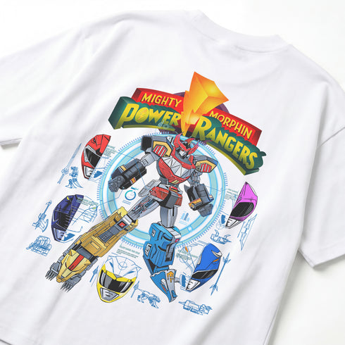 Power Rangers Megazord Assemble Premium Oversized Double-Sided T-Shirt (Unisex)