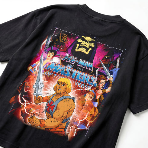He-Man and the Masters of the Universe Retro Premium Oversized Double-Sided T-Shirt (Unisex)