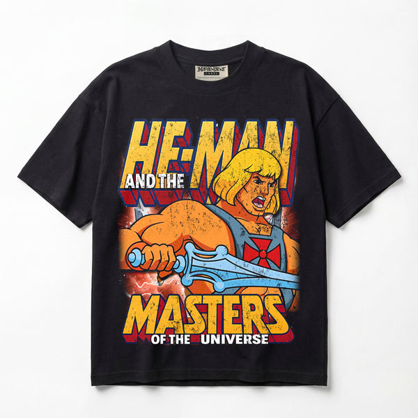 He-Man and the Masters of the Universe Retro Premium Oversized Double-Sided T-Shirt (Unisex)