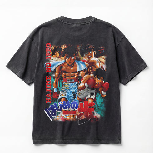 Hajime no Ippo The Fighting! Premium Oversized Double-Sided T-Shirt (Unisex)