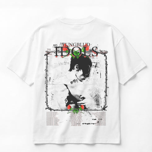 Yungblud IDOLS Tour 2025/2026 Premium Oversized Double-Sided T-Shirt (Unisex)