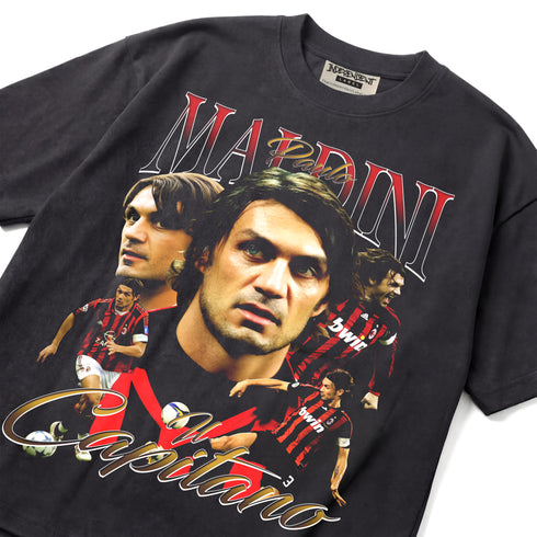 Paolo Maldini Il Capitano Premium Oversized T-Shirt (Unisex)
