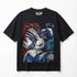 Demon Slayer Akaza Upper Moon 3 Premium Oversized Double-Sided T-Shirt ( Unisex)