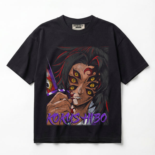 Demon Slayer Kokushibo Upper Moon 1 Premium Oversized Double-Sided T-Shirt (Unisex)