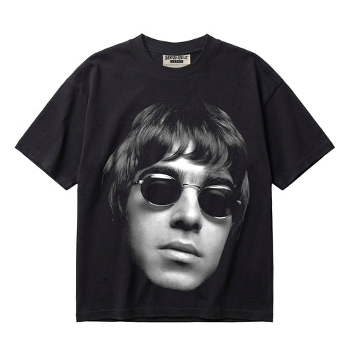 Liam Gallagher OASIS Iconic Face Premium Oversized T-Shirt (Unisex)