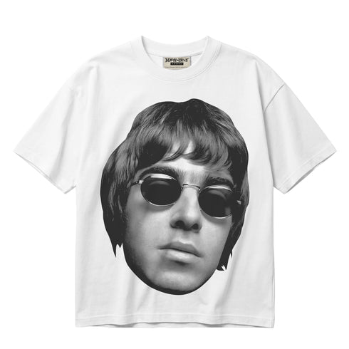 Liam Gallagher OASIS Iconic Face Premium Oversized T-Shirt (Unisex)