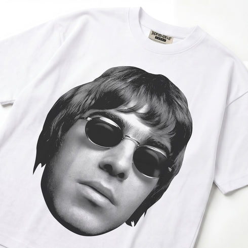 Liam Gallagher OASIS Iconic Face Premium Oversized T-Shirt (Unisex)