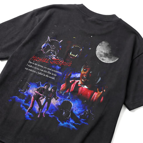 Michael Jackson Thriller 1982 Horror Premium Oversized Double-Sided T-Shirt (Unisex)
