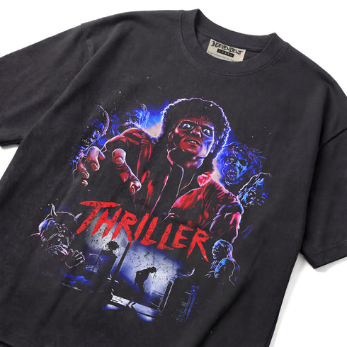 Michael Jackson Thriller 1982 Horror Premium Oversized Double-Sided T-Shirt (Unisex)