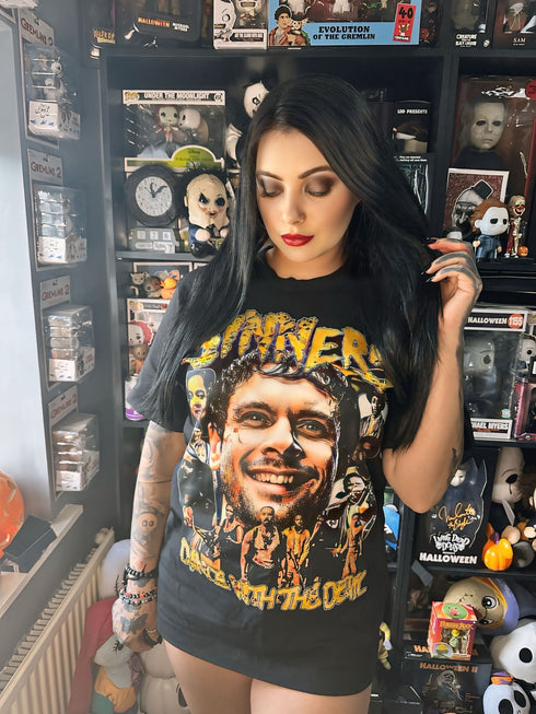 Sinners Dance with the Devil JHorror87 Exclusive Premium Oversized T-Shirt (Unisex)