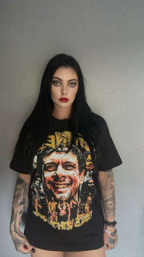Sinners Dance with the Devil JHorror87 Exclusive Premium Oversized T-Shirt (Unisex)