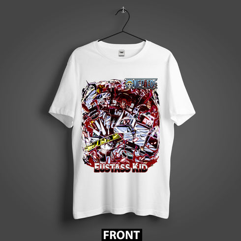 One Piece Eustass Kid Magnet Force Premium Oversized T-Shirt (Unisex)