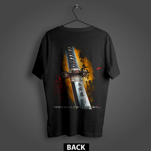 Kill Bill The Bride Hattori Hanzo Premium Oversized Double-Sided T-Shirt (Unisex)