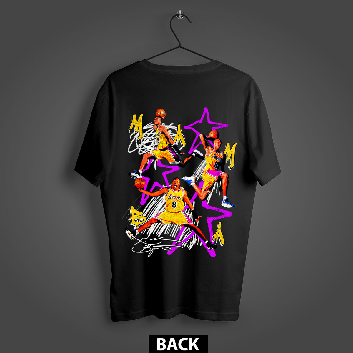 Black Mamba Forever Kobe Bryant Premium Oversized Double-Sided T 