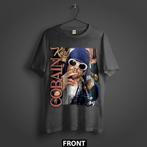 Kurt Cobain Grunge Icon Premium Oversized T-Shirt (Unisex)