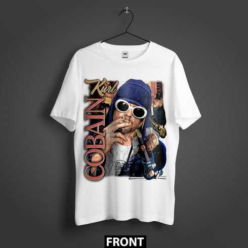 Kurt Cobain Grunge Icon Premium Oversized T-Shirt (Unisex)