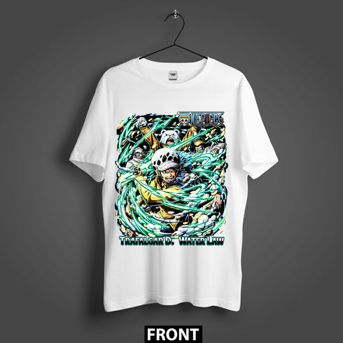 One Piece Trafalgar D. Water Law Surge of the Surgeon Premium Oversized T-Shirt (Unisex)