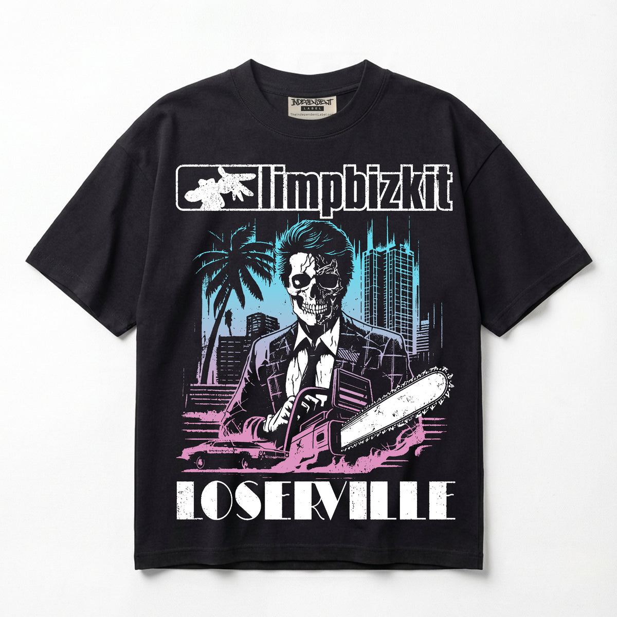 Limpbizkit Loserville Tour Premium Oversized Double-Sided T-Shirt